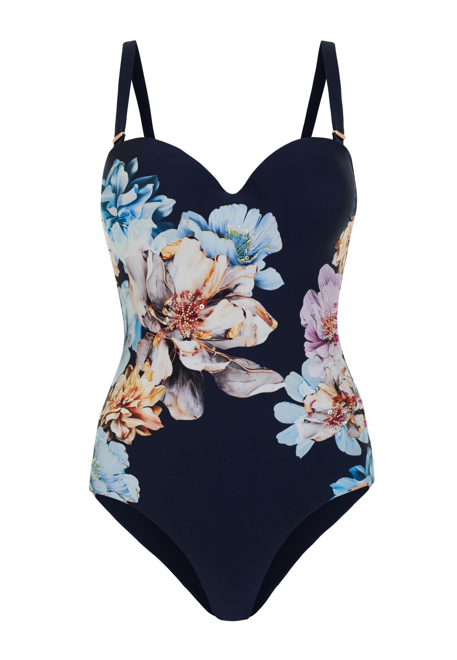 Сплошной купальник с чашкой бандо L2505-961-OB Marc & André