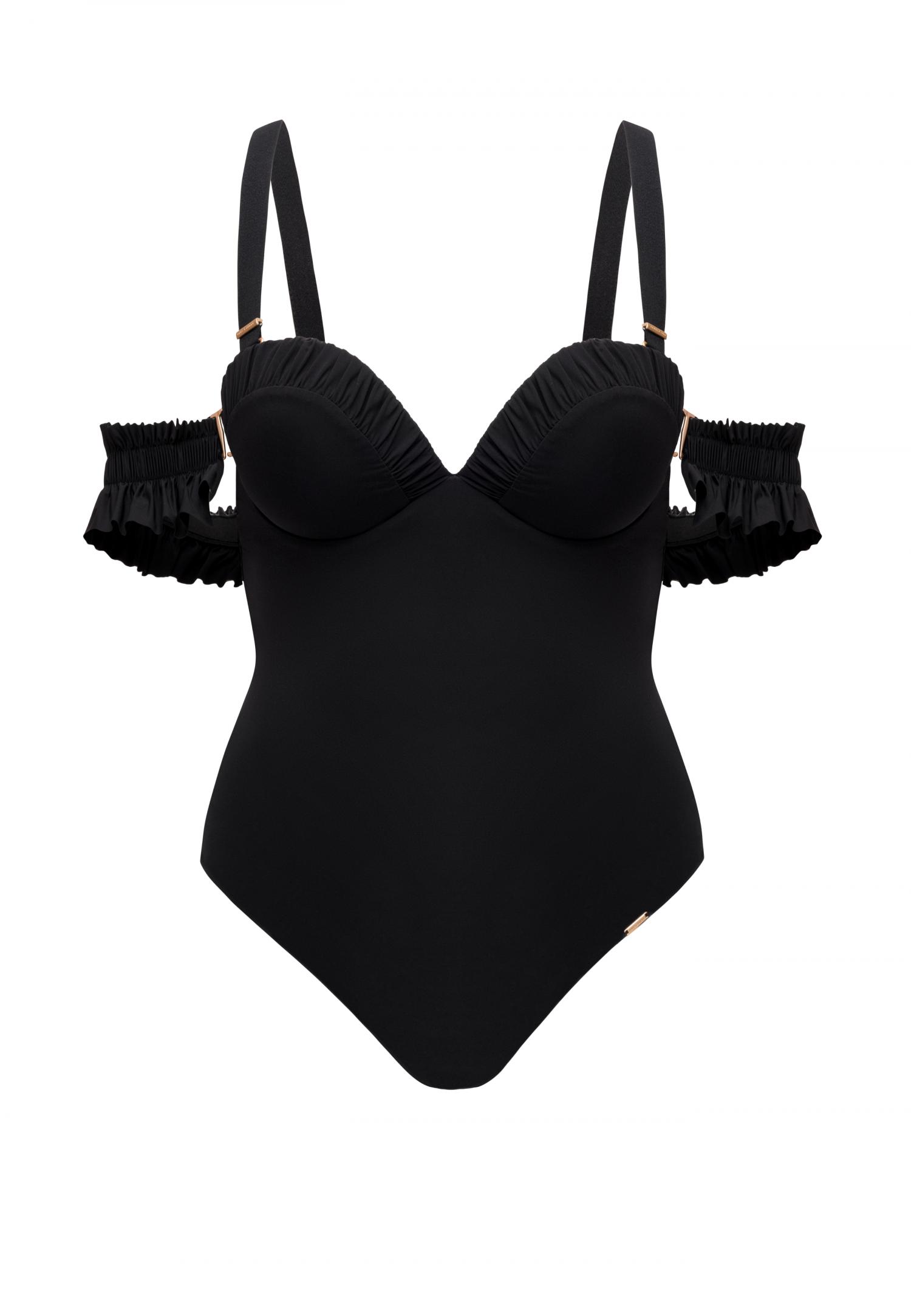 Сплошной купальник бандо на косточках L2604-941 Marc & André