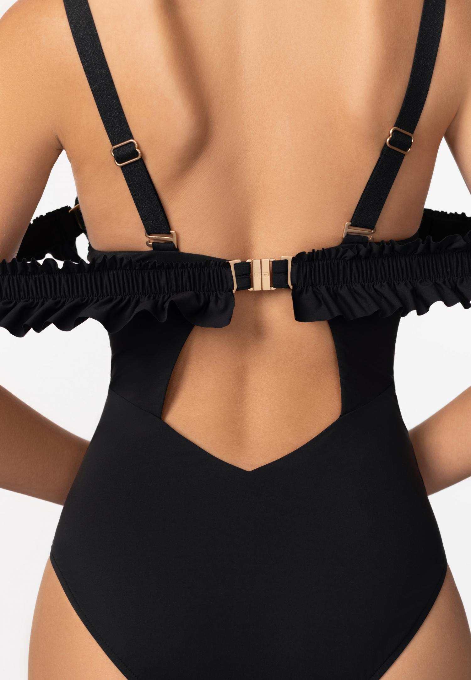 Сплошной купальник бандо на косточках L2604-941 Marc & André