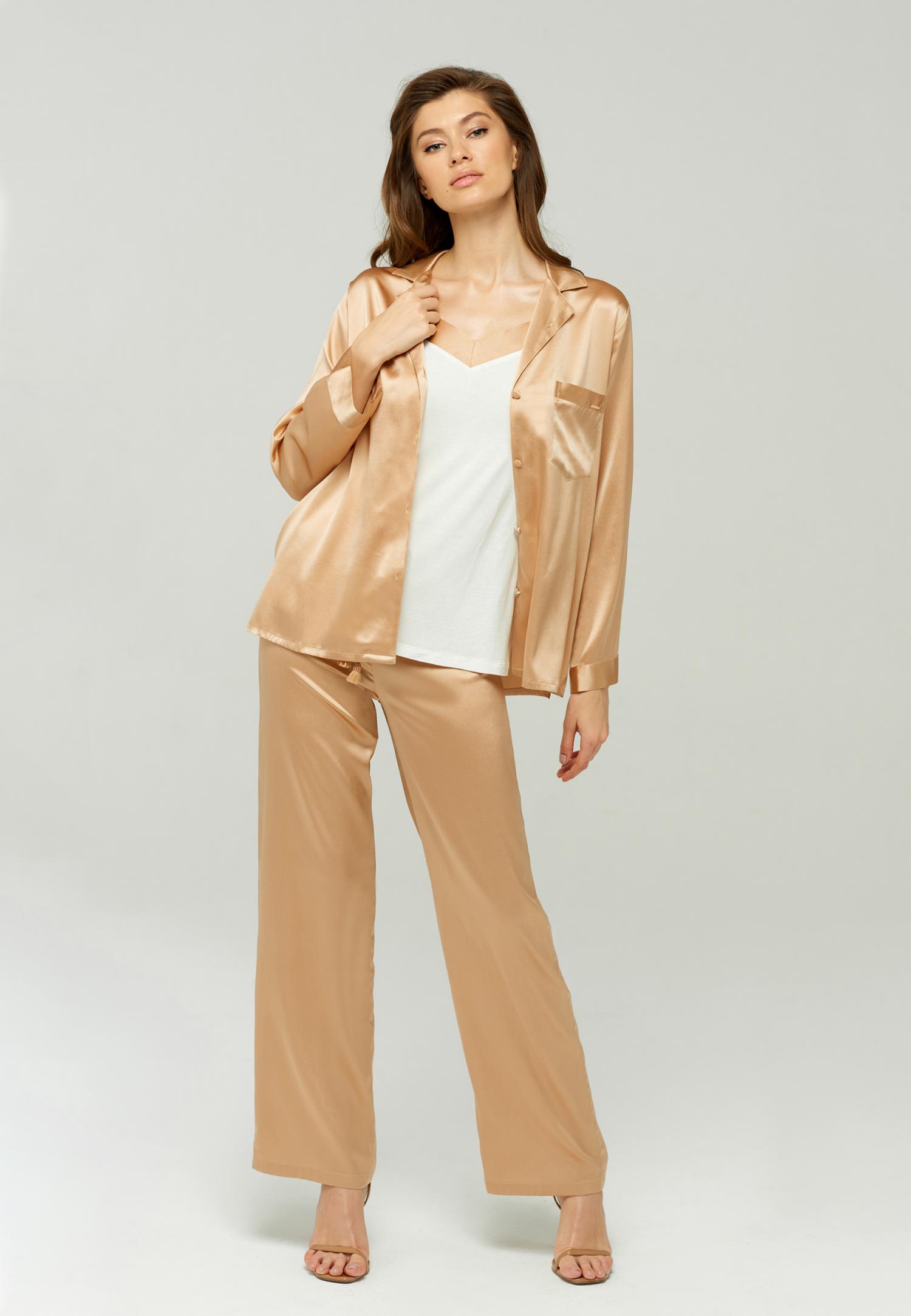 Блуза шелковая S22-00SS107 Marc & André