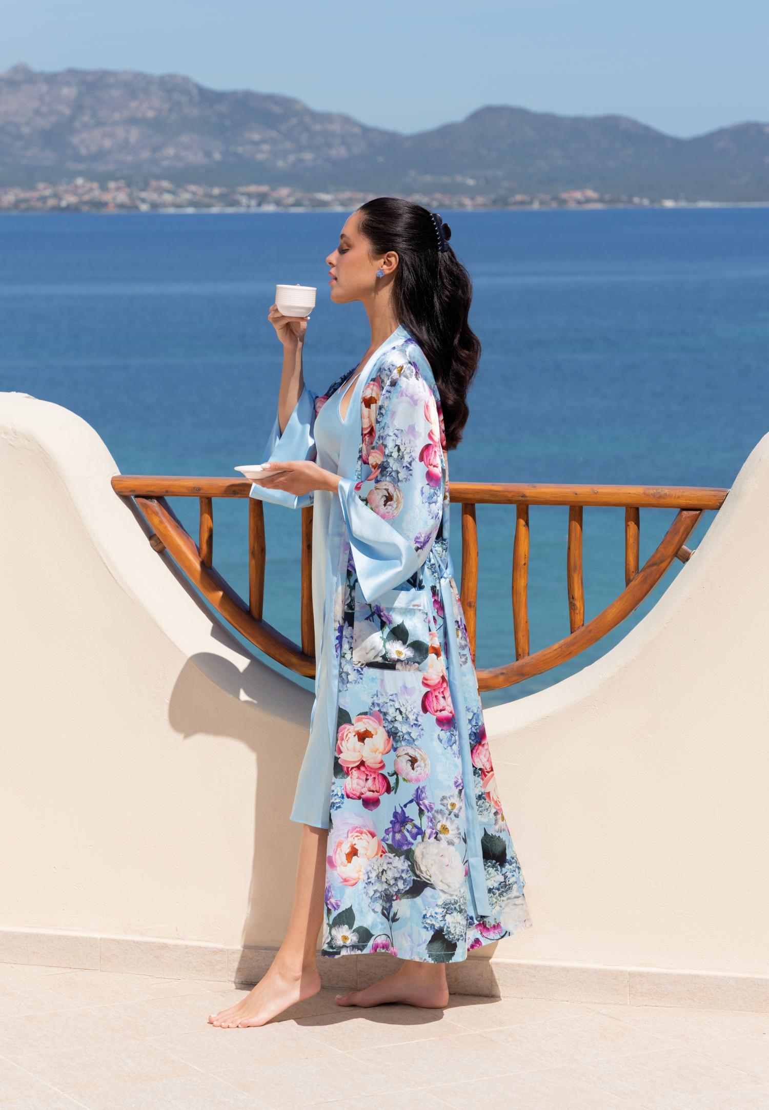 Шелковое кимоно S24-00SS101-L Marc & André