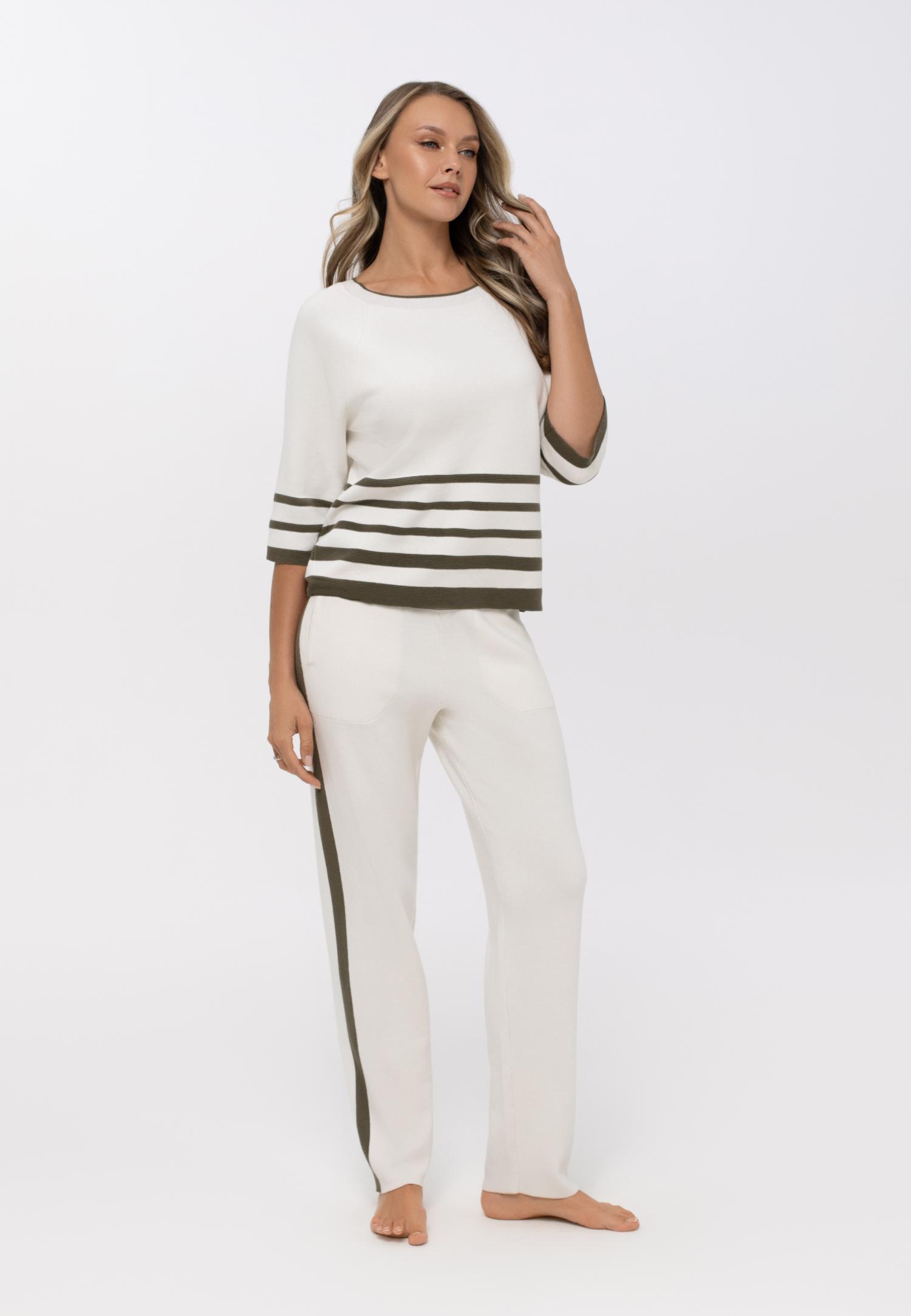 Брюки из хлопка и кашемира S25-00CC0810 Marc & André