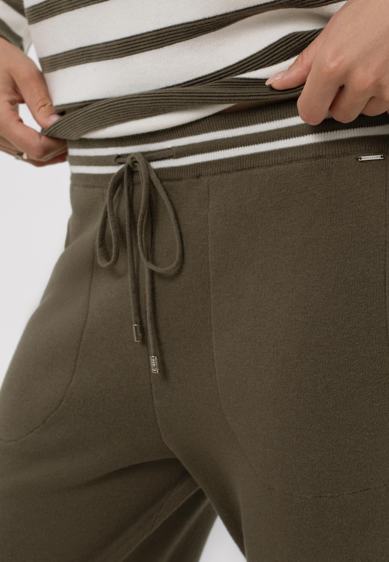 Брюки из хлопка и кашемира S25-00CC1010 Marc & André