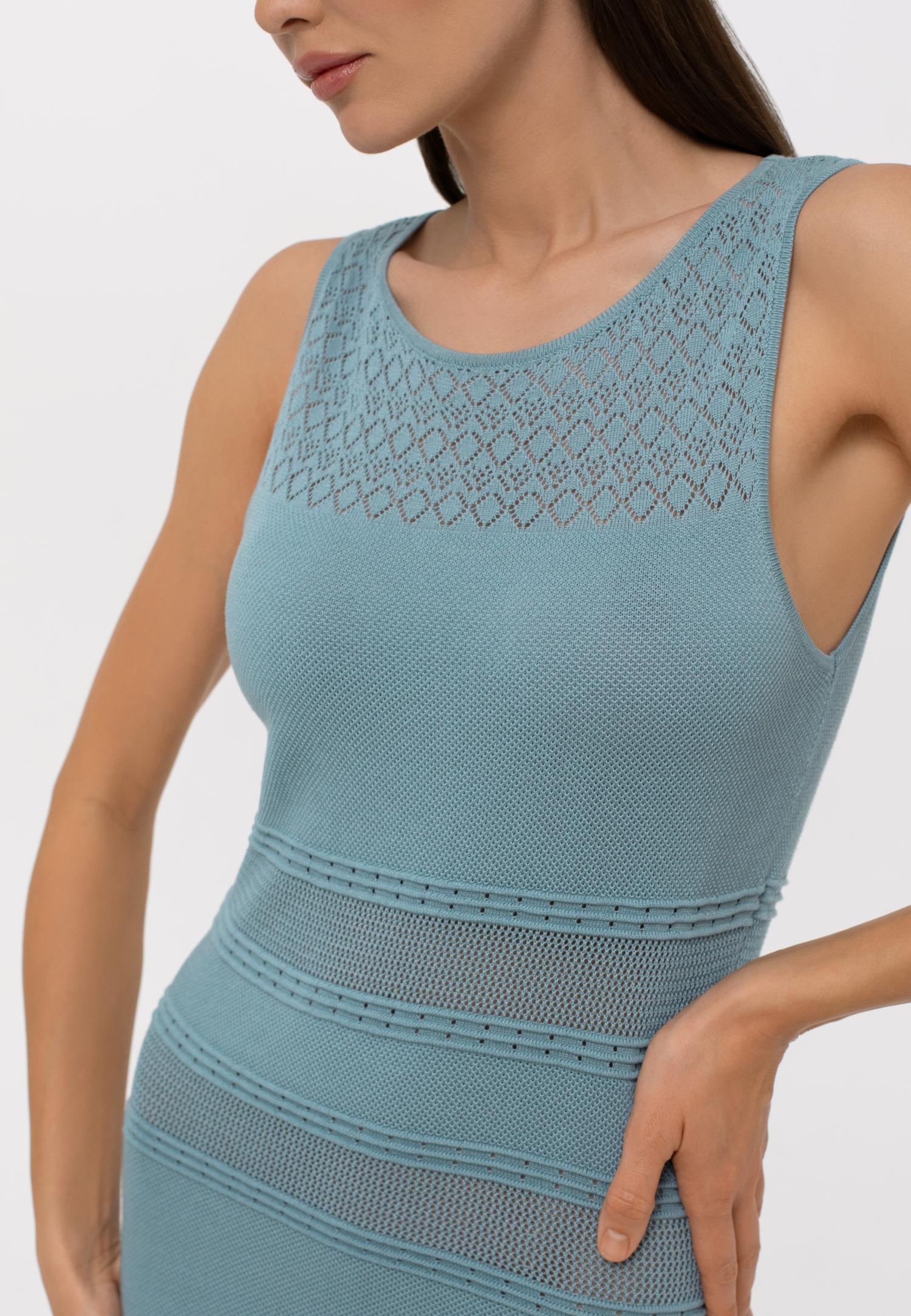 Длинное платье-макси с шелком S25-00LS0603 Marc & André