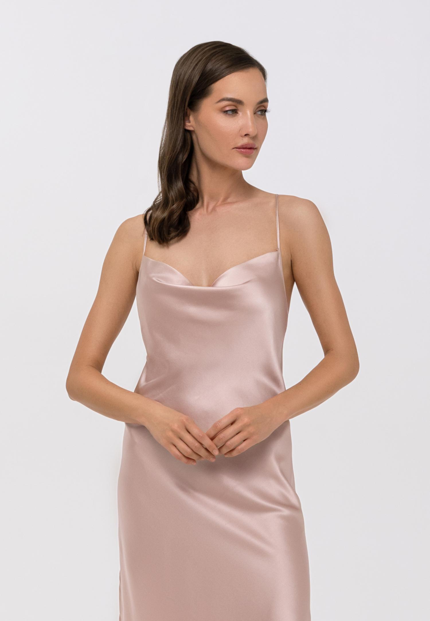 Шелковая ночная сорочка S25-00SS203-L Marc & André