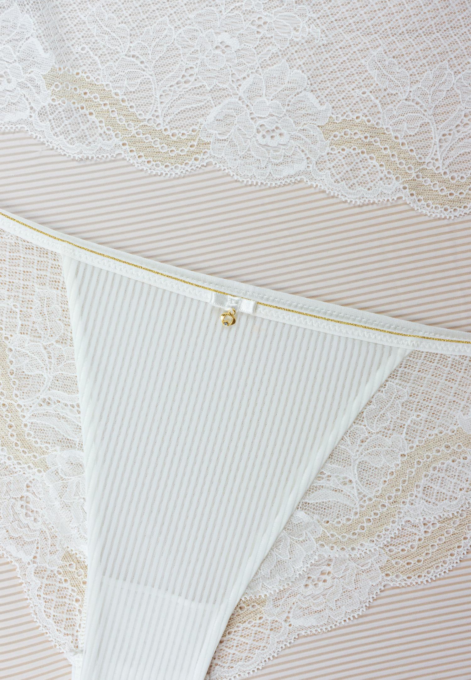 Трусы бразилиана из кружева и сетки S25-0193-O1-BZO-LZ Marc & André