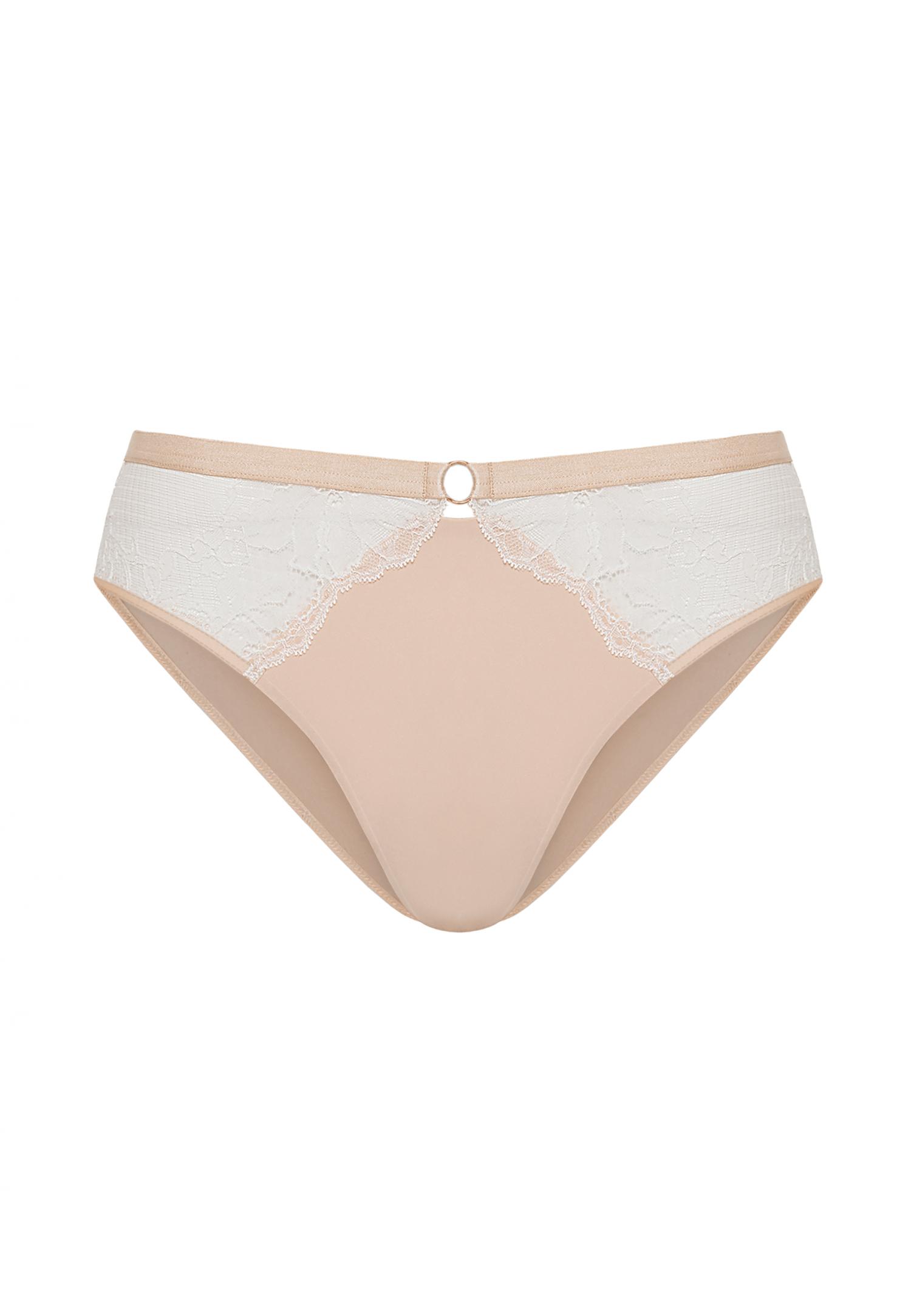 Трусы слипы из микрофибры и кружева S25-0392-O2-BRO-LZ Marc & André