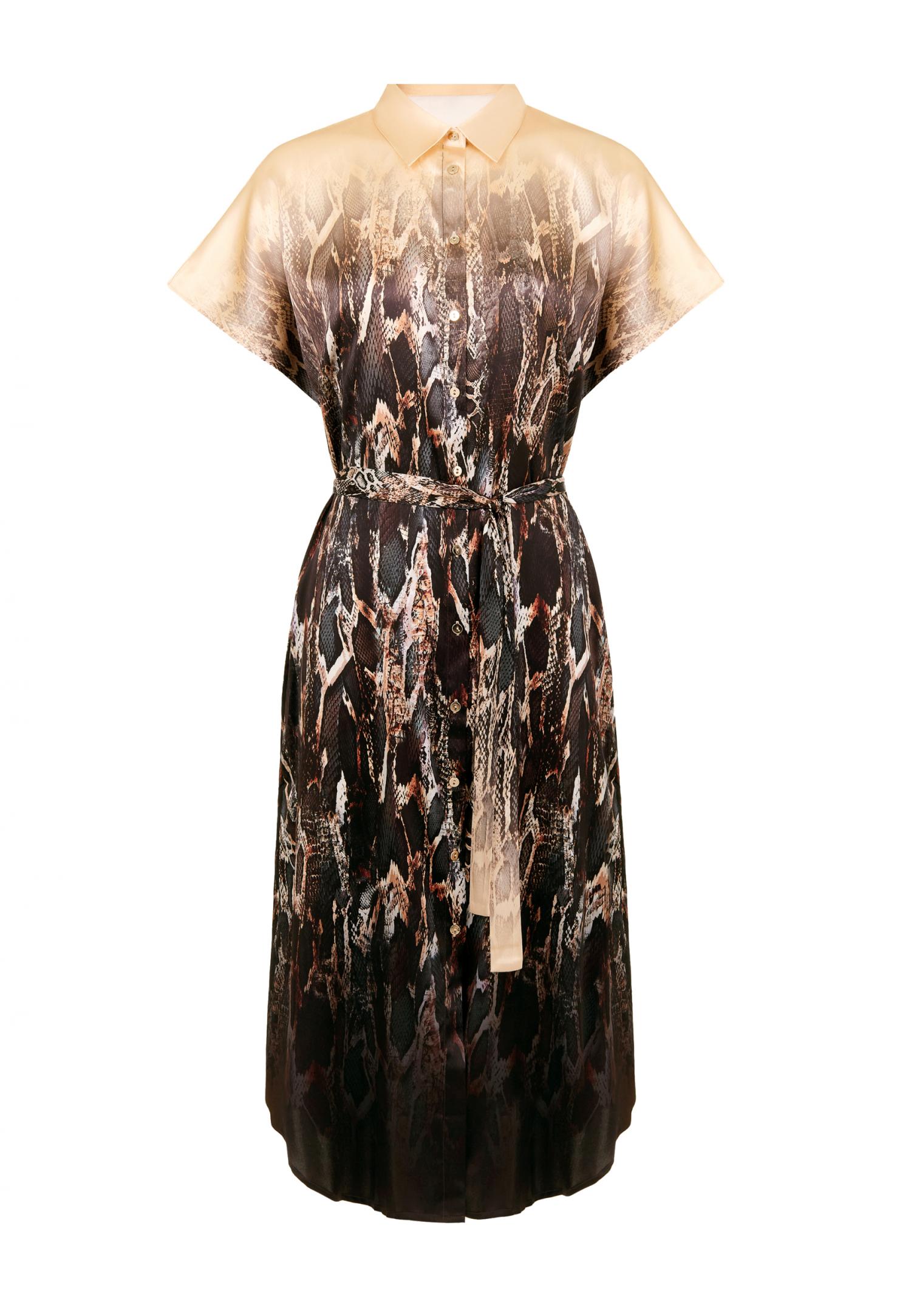 Платье-рубашка из шелка S25-05SS107 Marc & André