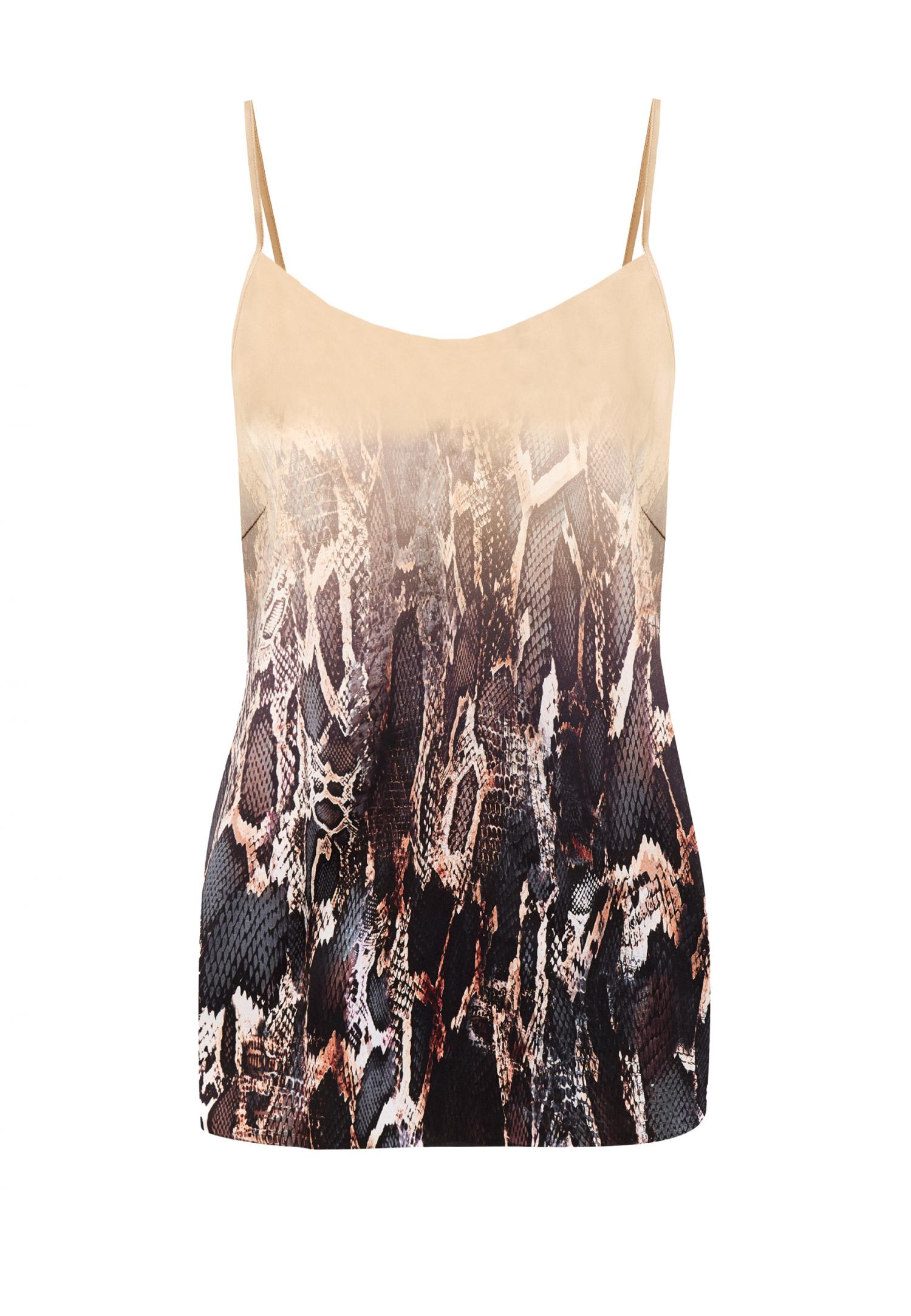 Топ шелковый на тонких бретелях S25-05SS115 Marc & André