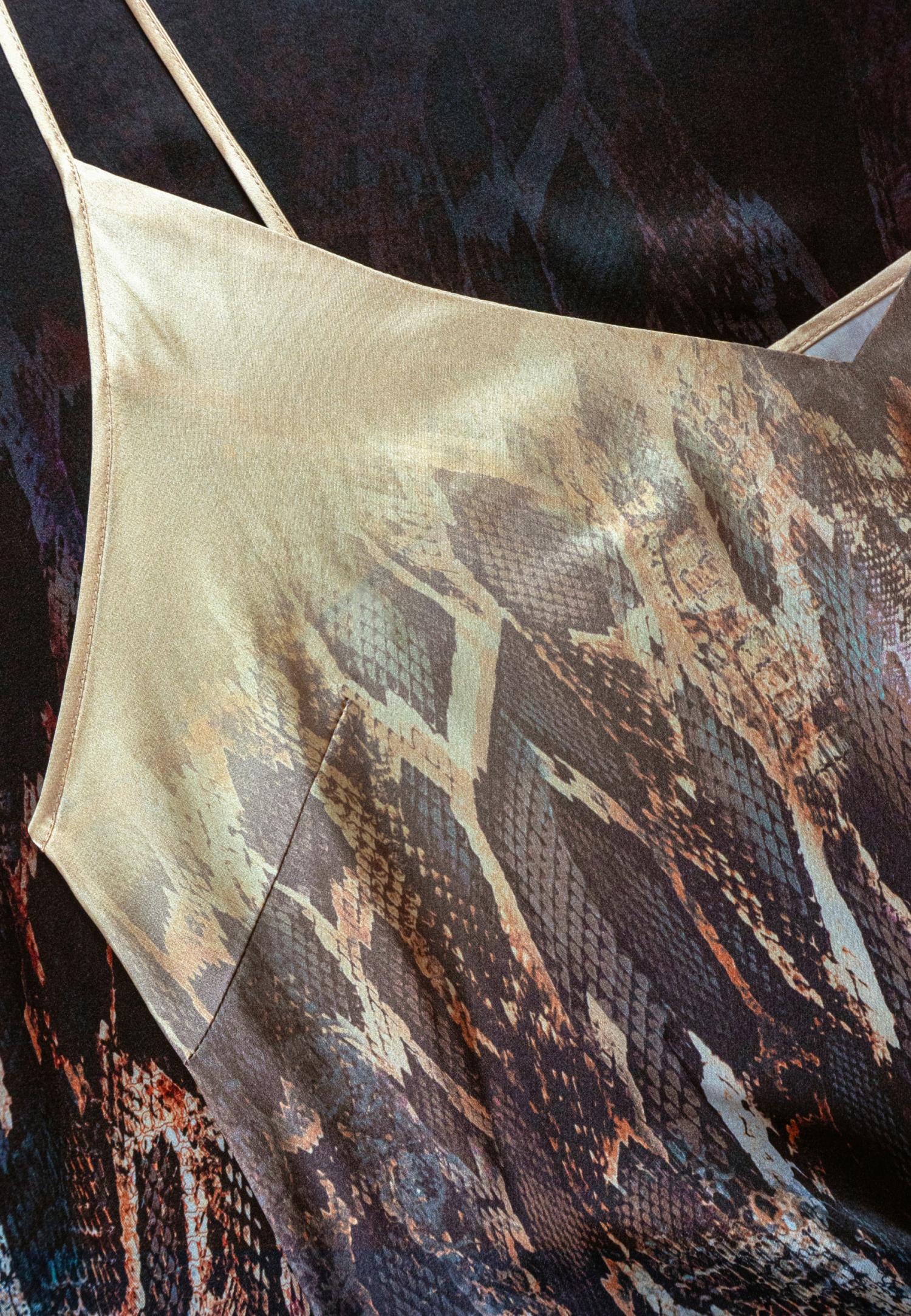 Топ шелковый на тонких бретелях S25-05SS115 Marc & André