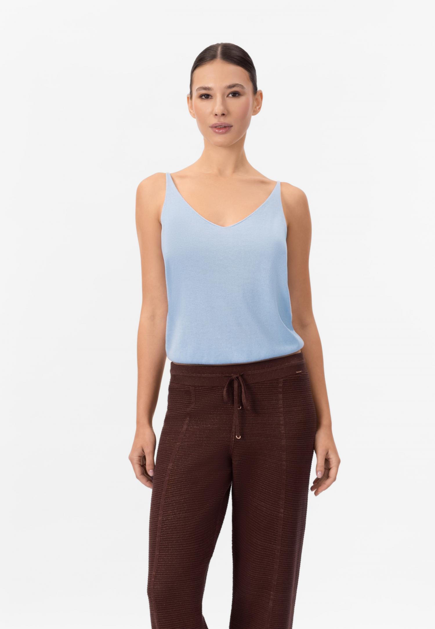 Топ из шелка и кашемира S26-00CS0715 Marc & André