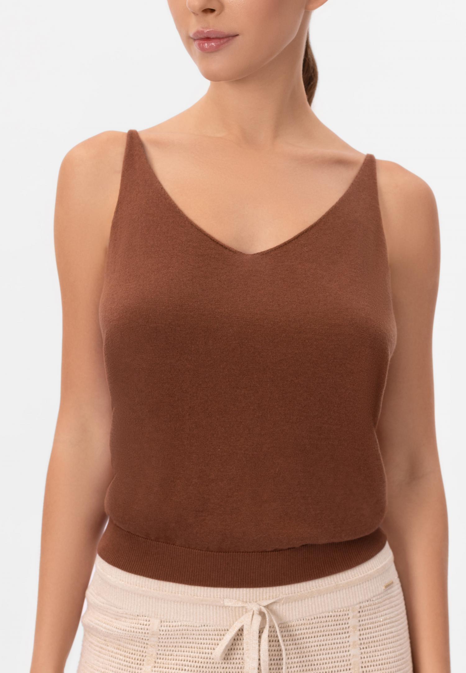 Топ из шелка и кашемира S26-00CS0815 Marc & André