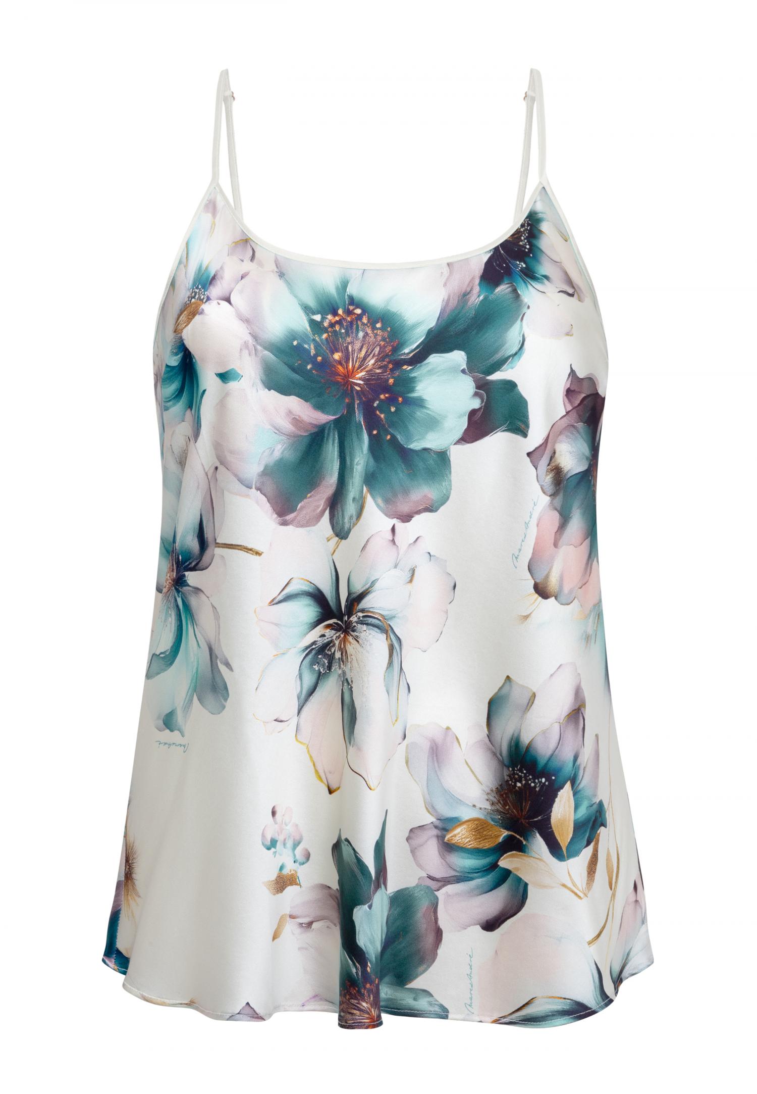 Топ шелковый на тонких бретелях S26-00SS115 Marc & André