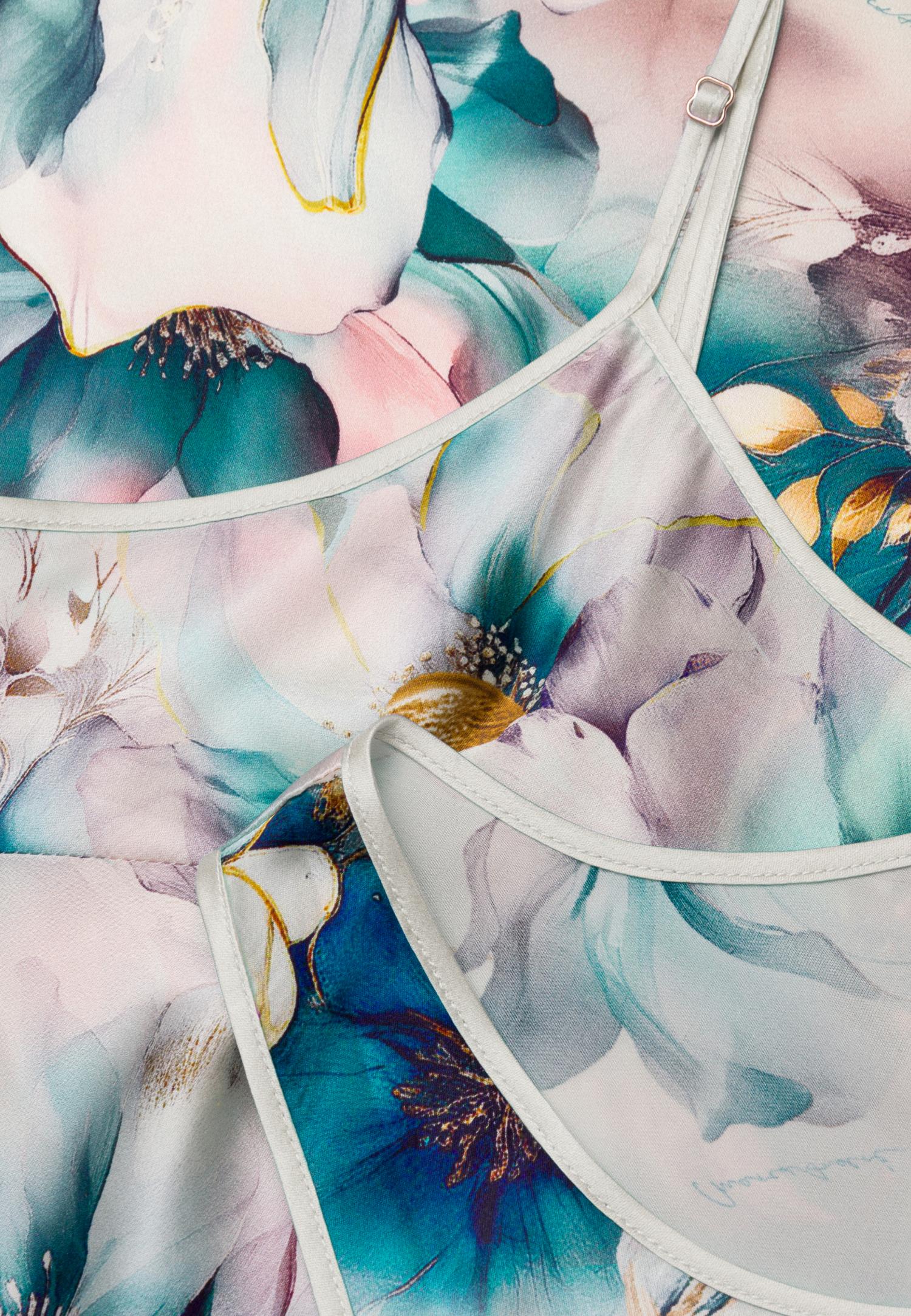 Топ шелковый на тонких бретелях S26-00SS115 Marc & André