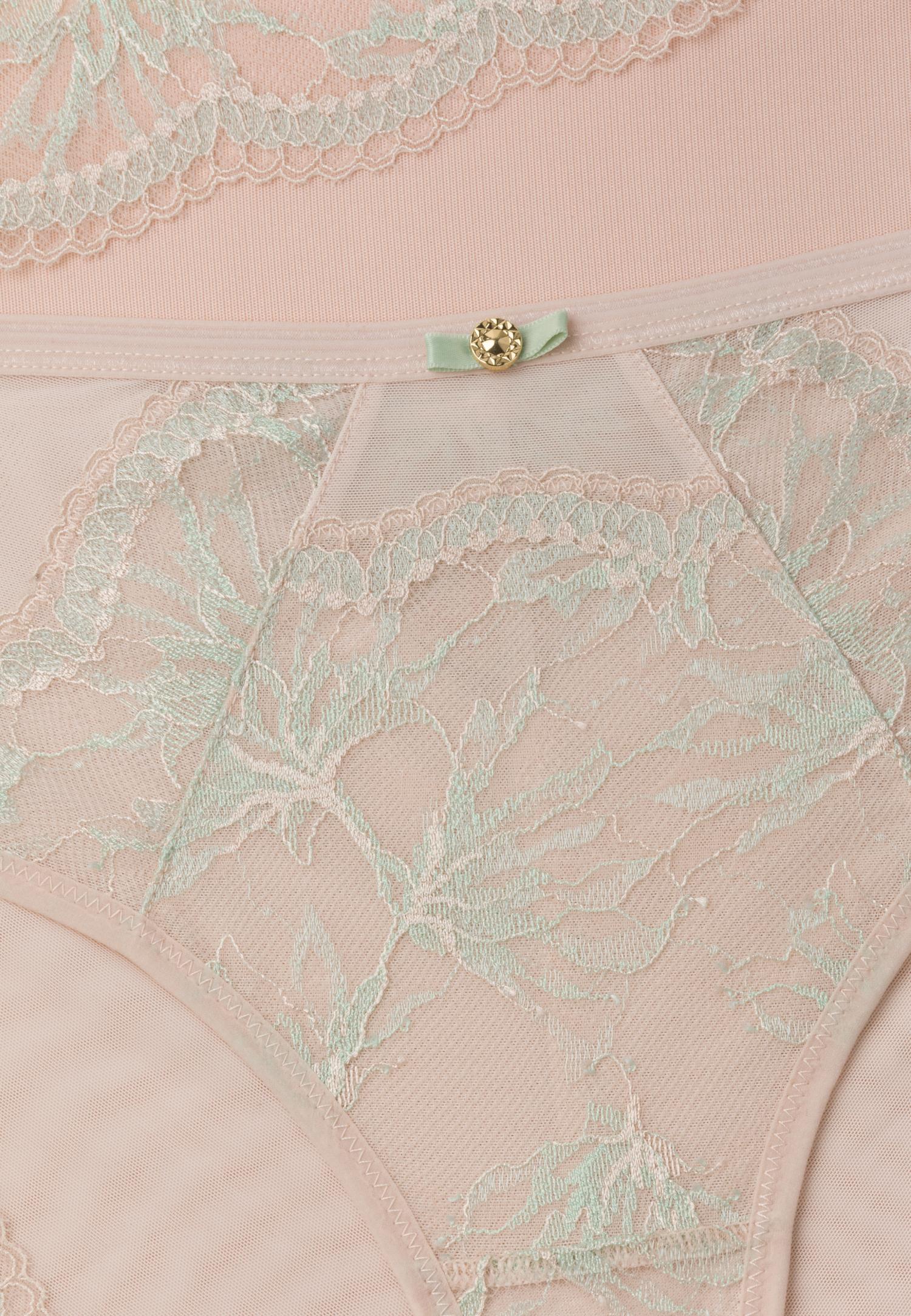 Трусы бразилиана из сетки с кружевом S26-0493-O2-BZO-LZ Marc & André