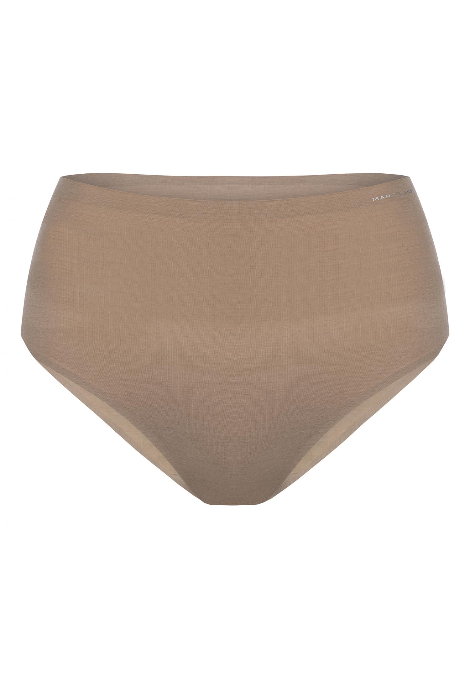 Бесшовные трусы слипы из хлопка W20-1396-BRO-SZ Marc & André