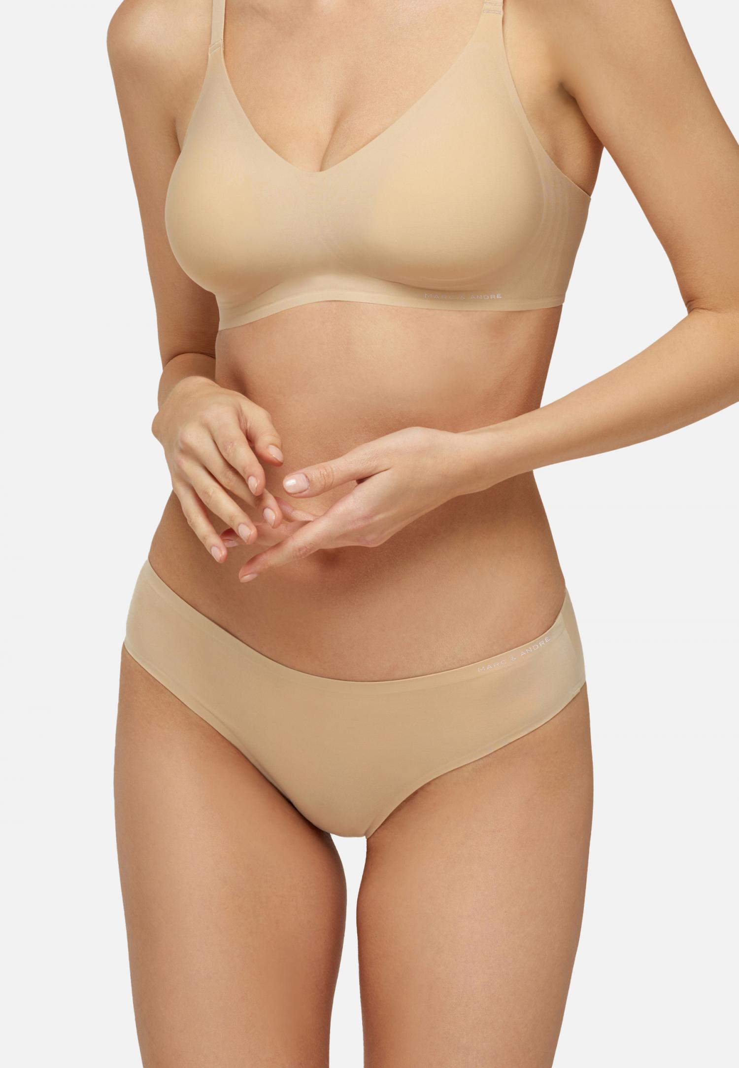 Бесшовные трусы слипы W21-1292-BRO-SZ Marc & André