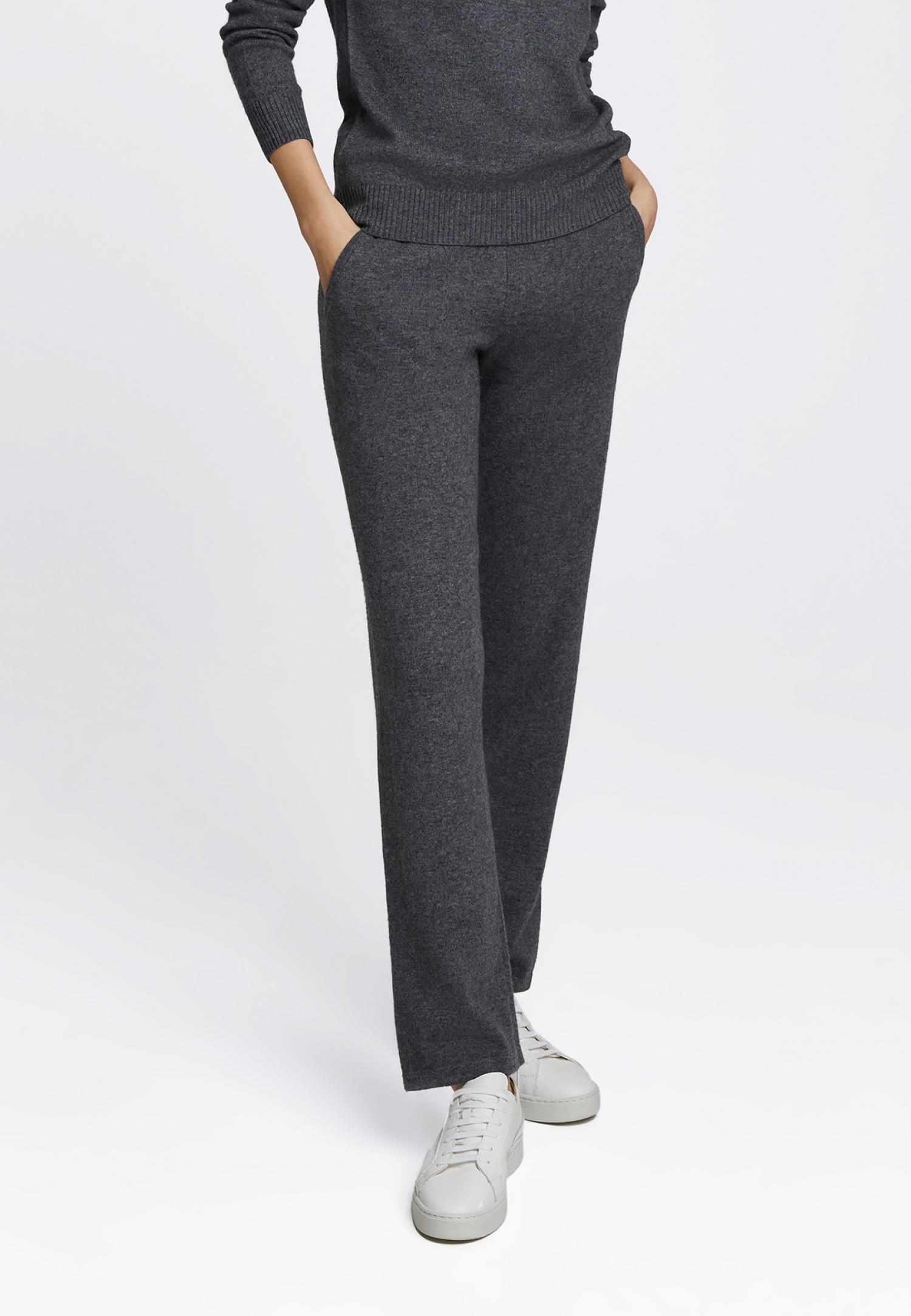 Брюки из кашемира в рубчик W22-00CH0510 Marc & André