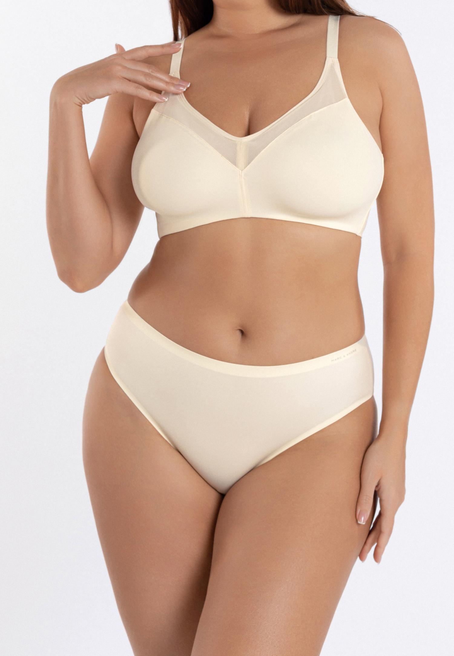 Бесшовные трусы слипы W22-1292-BRO-SZ Marc & André