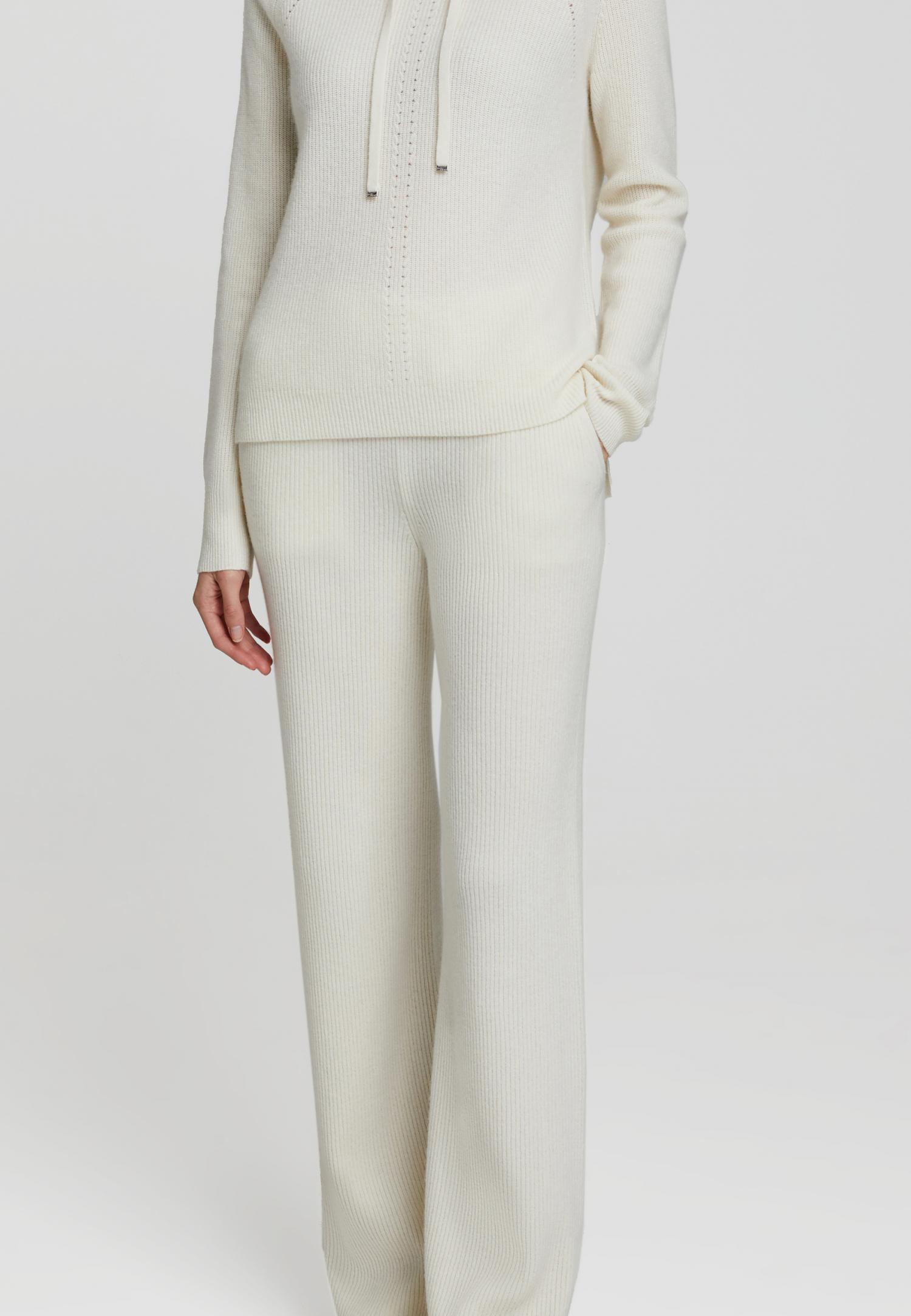 Брюки из кашемира в рубчик W23-00CH0710 Marc & André