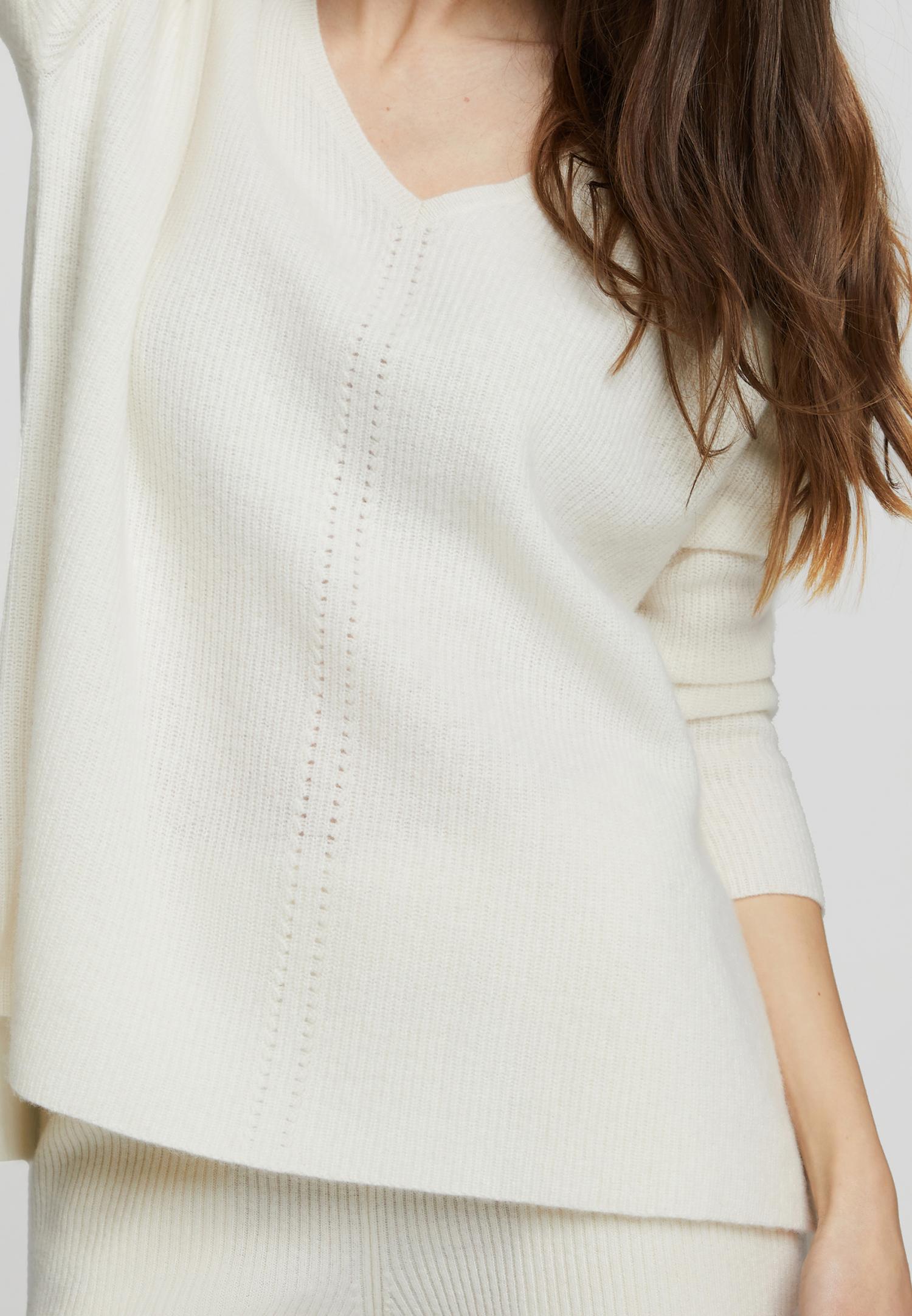 Джемпер с V-образным вырезом из кашемира W23-00CH0716 Marc & André