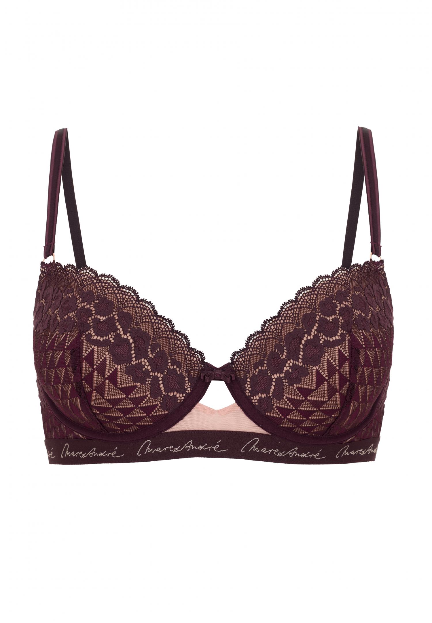 Бюстгальтер пуш-ап со съемными вкладышами W24-0615-04-RGM-LY Marc & André