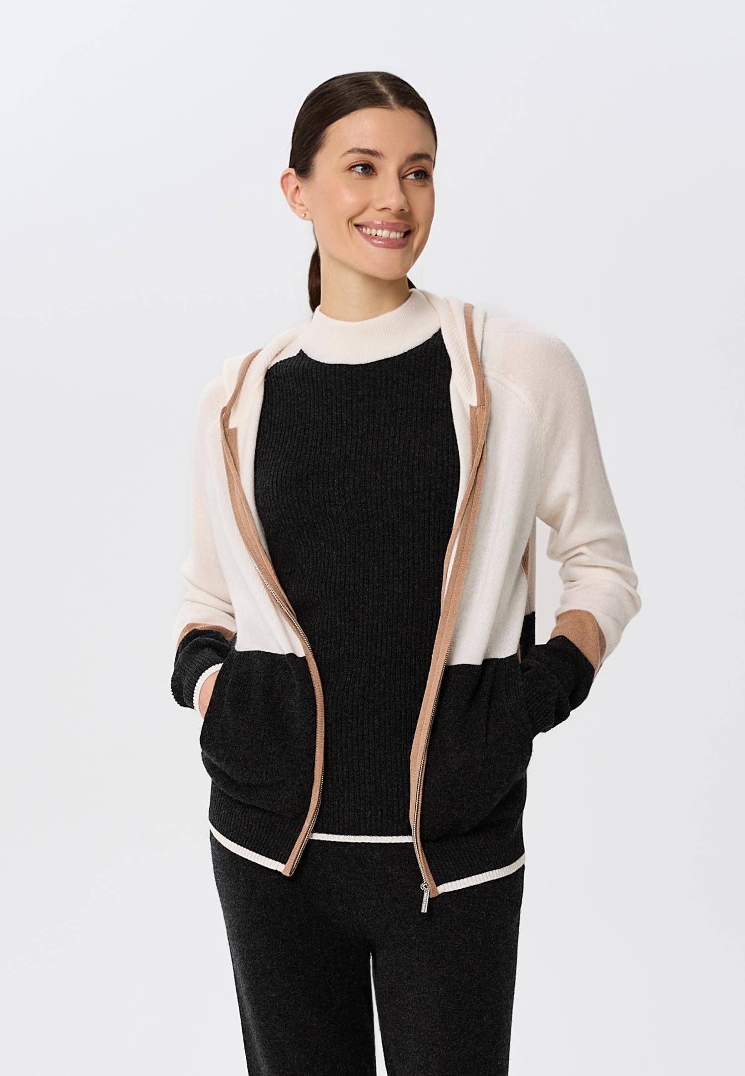 Джемпер с капюшоном из кашемира W25-00CH0514 Marc & André