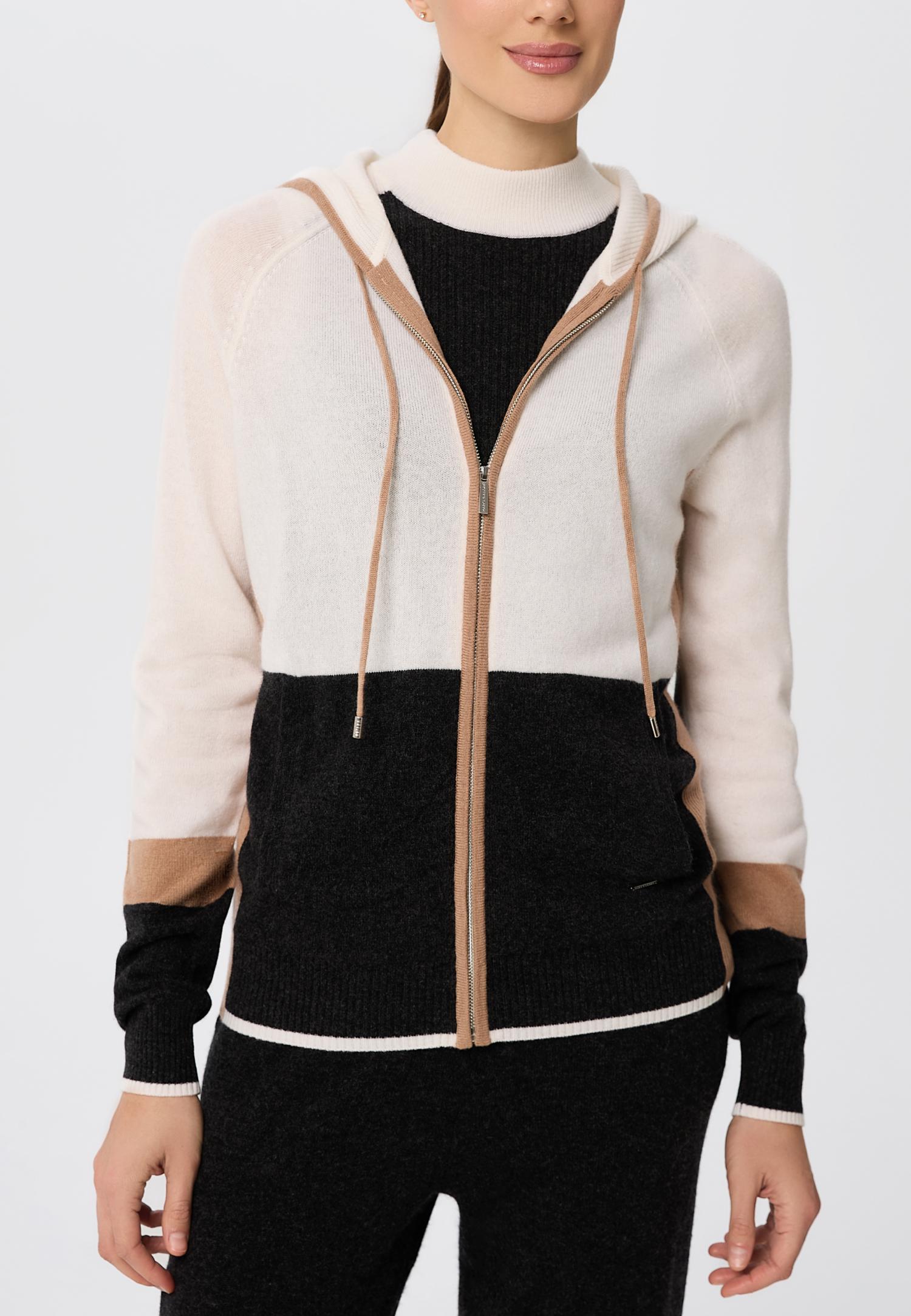 Джемпер с капюшоном из кашемира W25-00CH0514 Marc & André