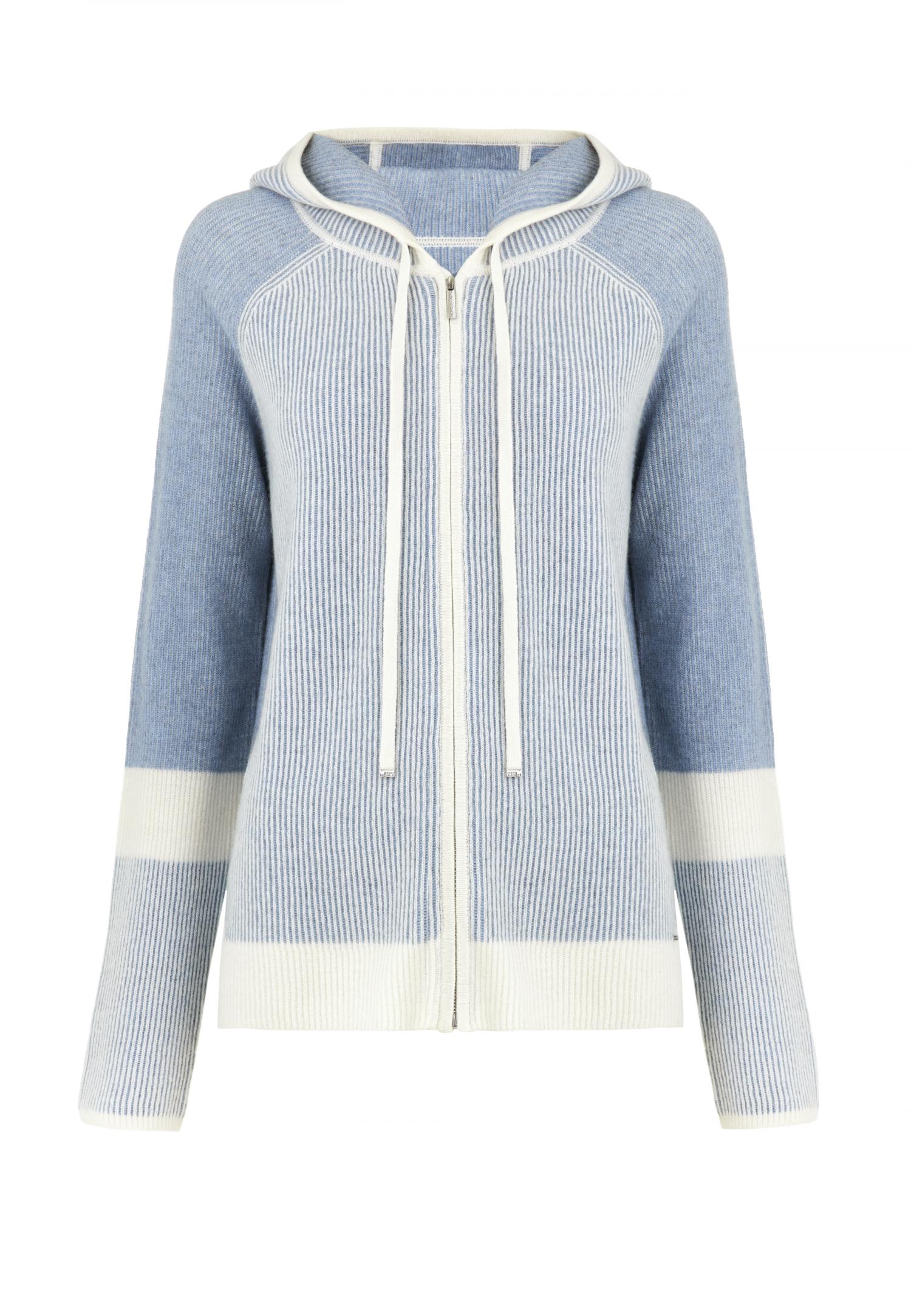 Кашемировый джемпер на молнии с капюшоном W25-00CH0914 Marc & André