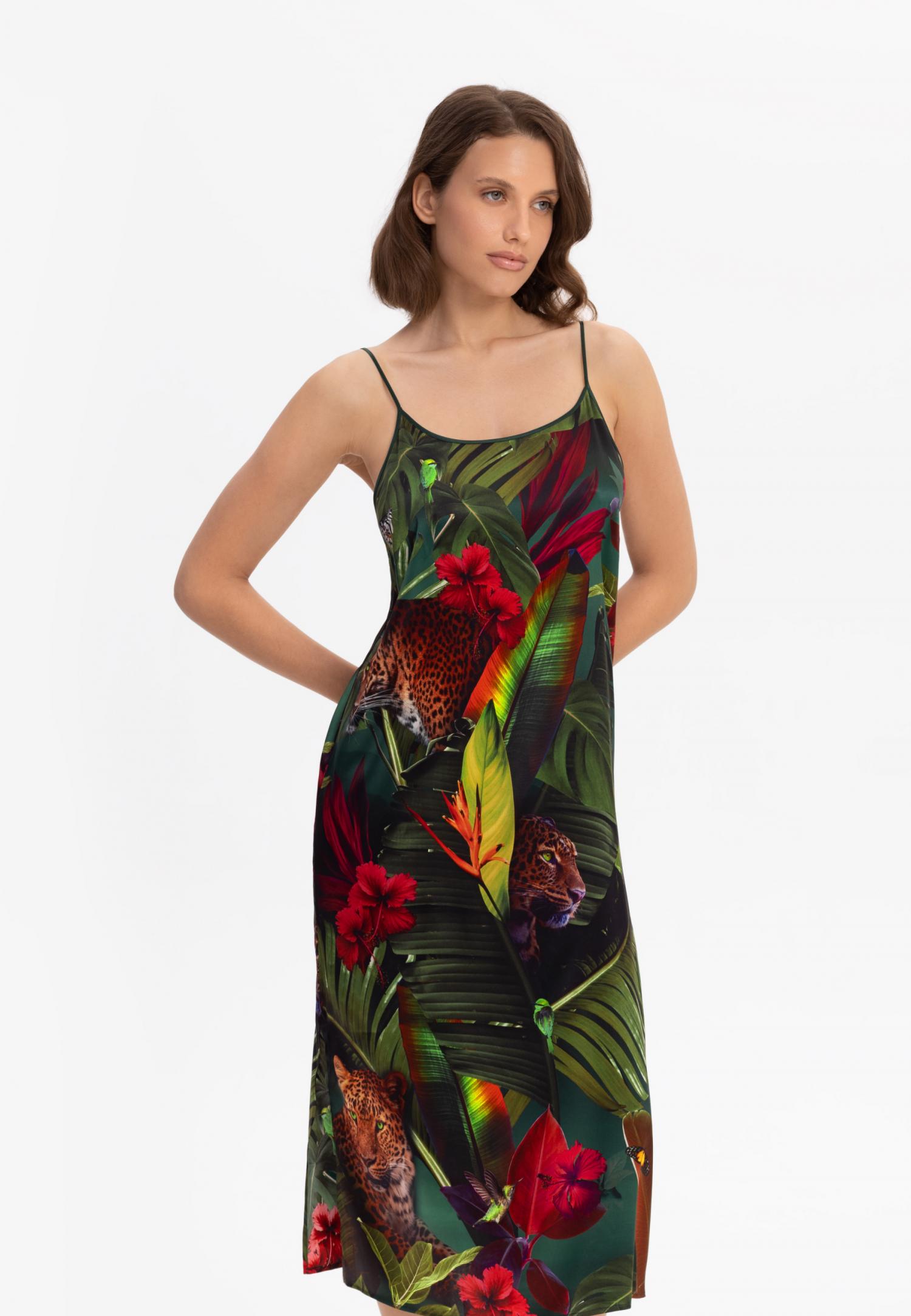 Шелковая ночная сорочка W25-00SS103-L Marc & André