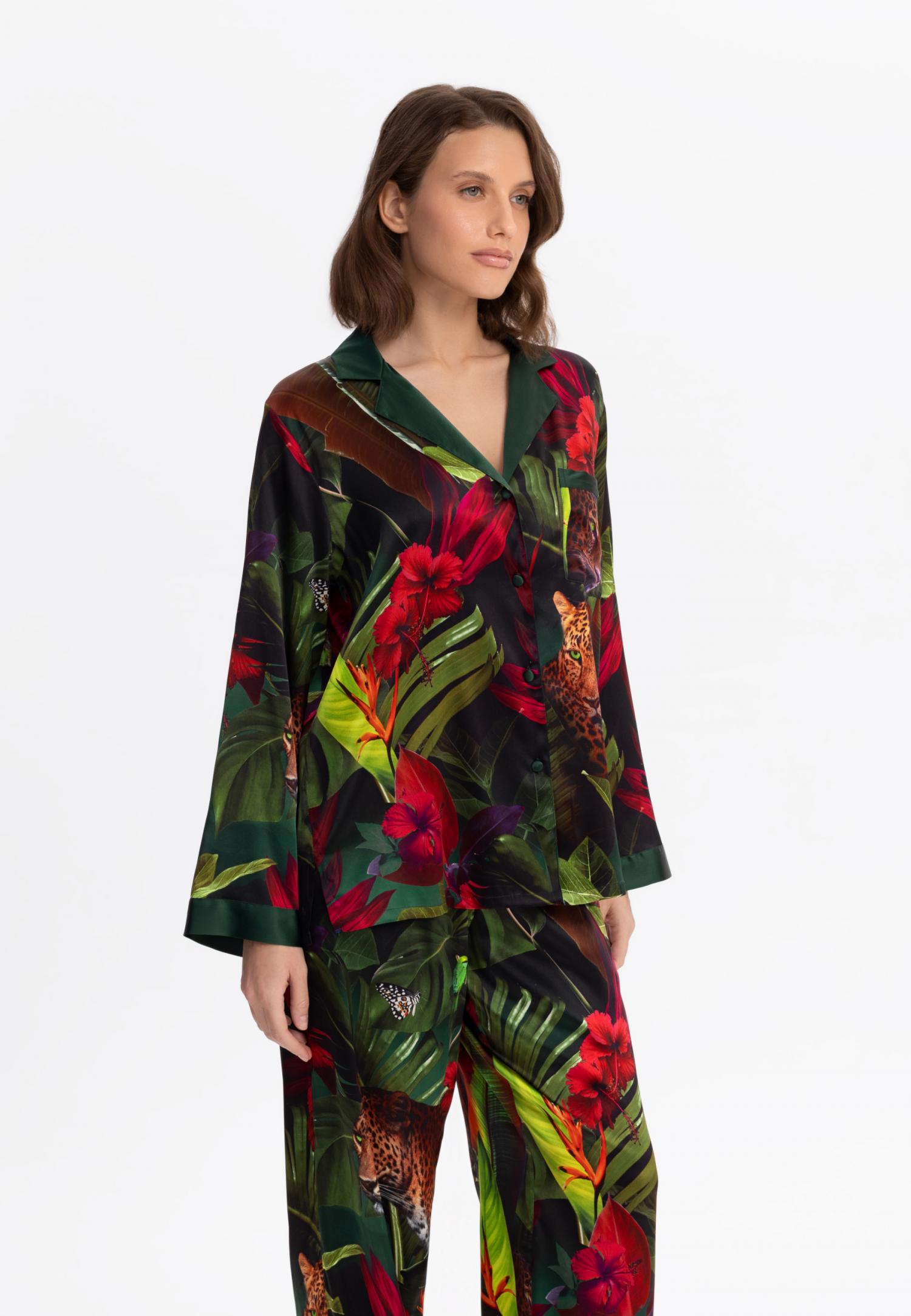 Блуза на пуговицах из шелка W25-00SS107 Marc & André