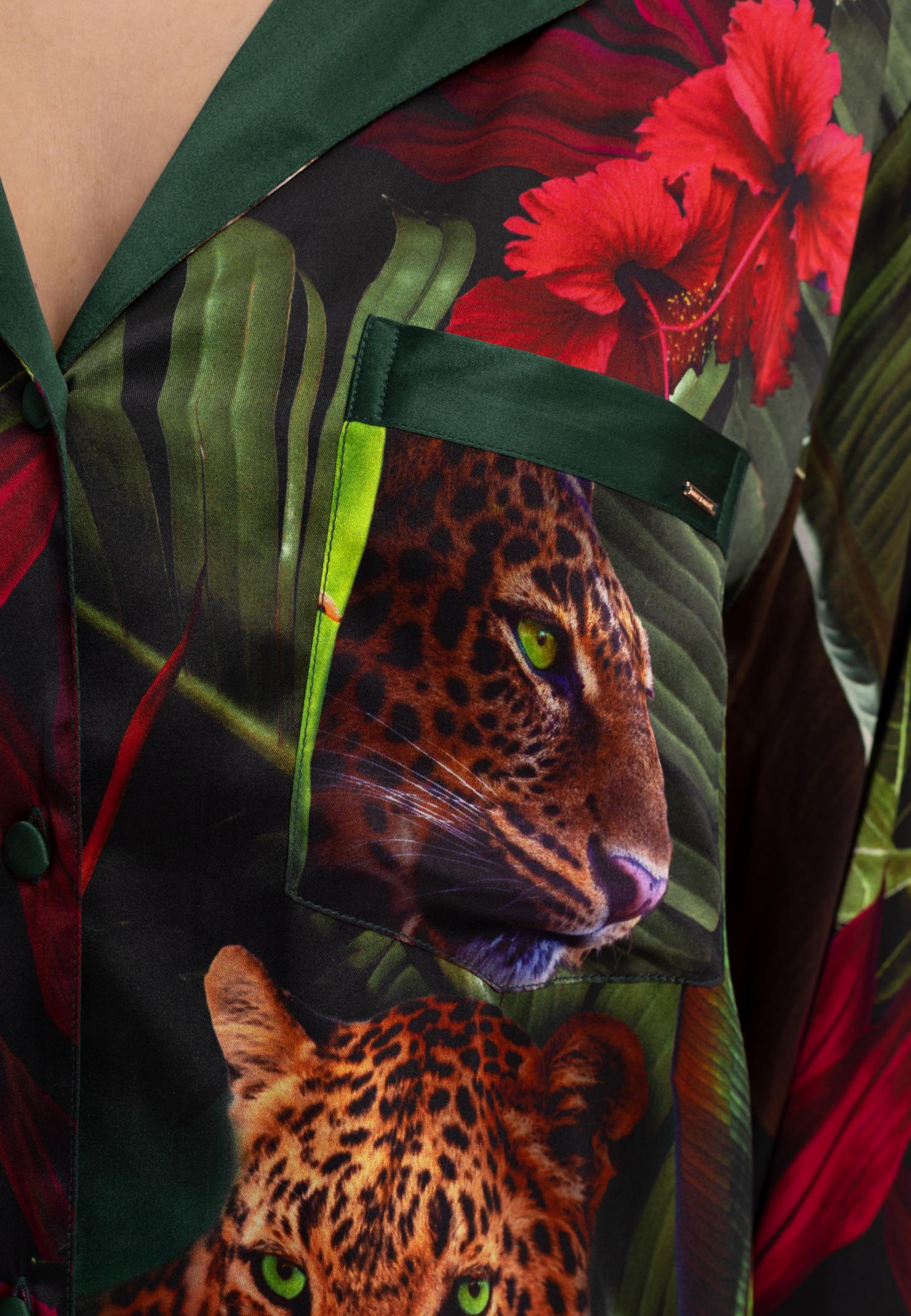 Блуза на пуговицах из шелка W25-00SS107 Marc & André