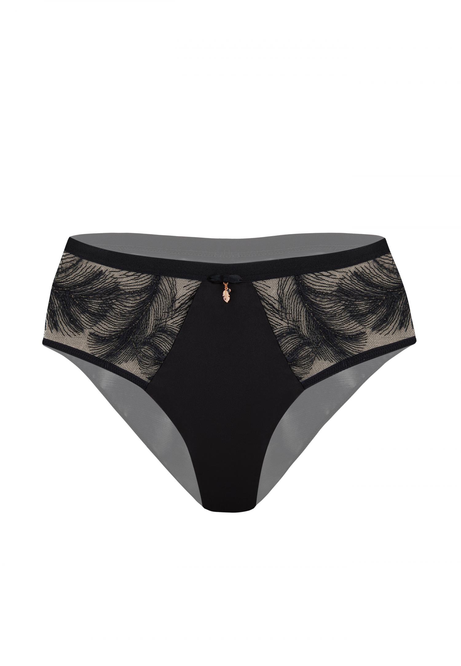 Трусы бразилиана из сетки с вышивкой W25-0393-O2-BZO-LZ Marc & André