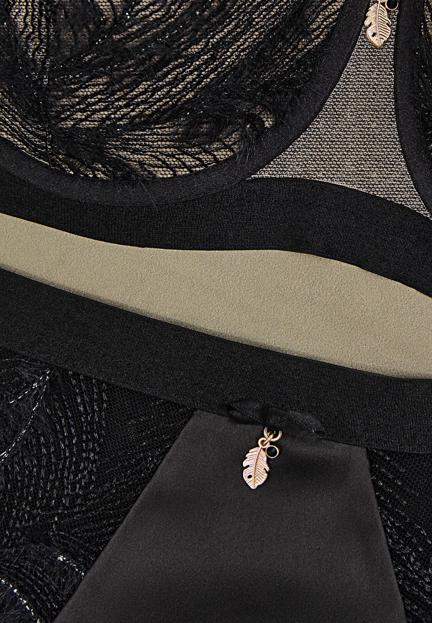 Трусы бразилиана из сетки с вышивкой W25-0393-O2-BZO-LZ Marc & André