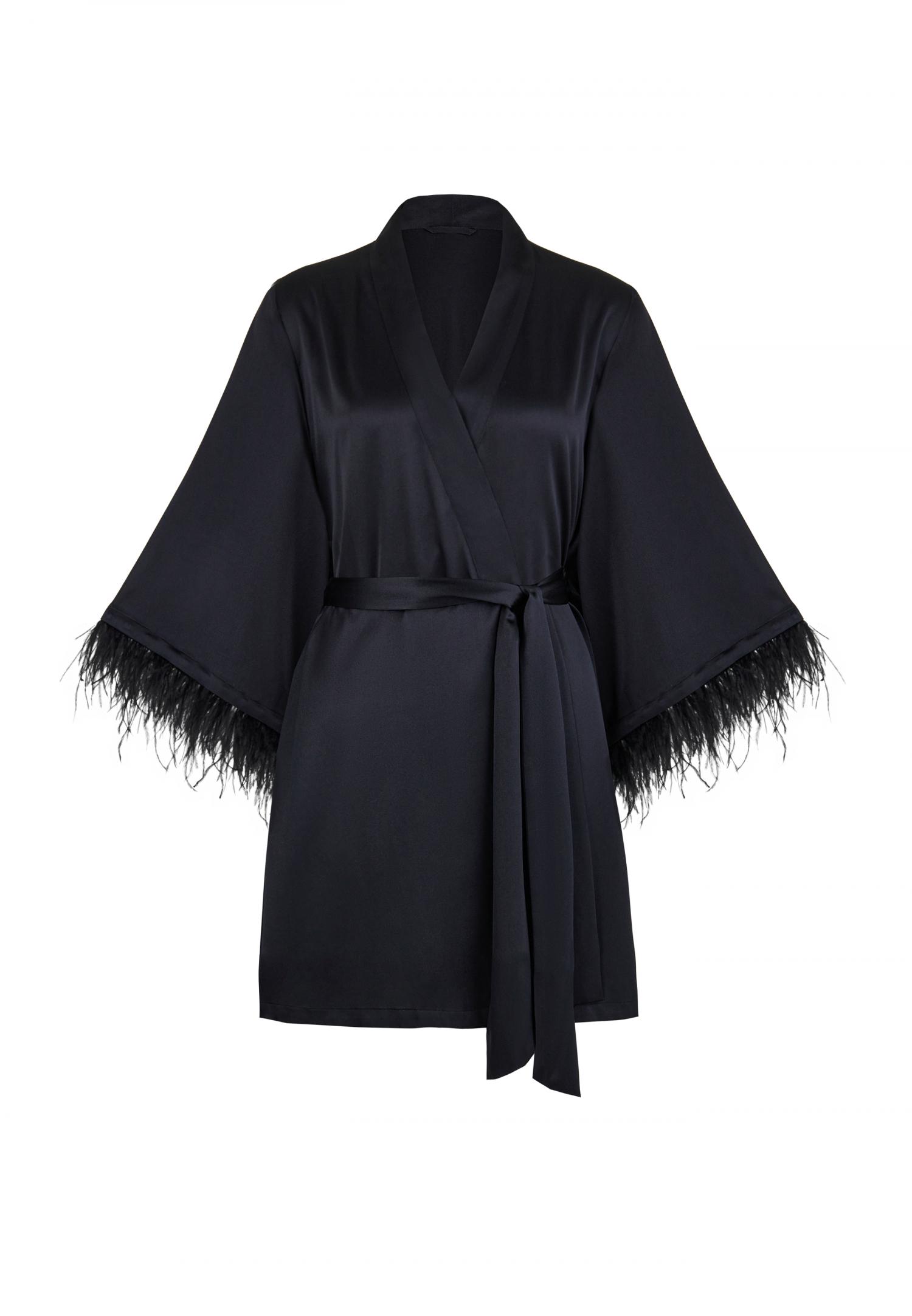 Короткое шелковое кимоно W25-03SS101-S Marc & André