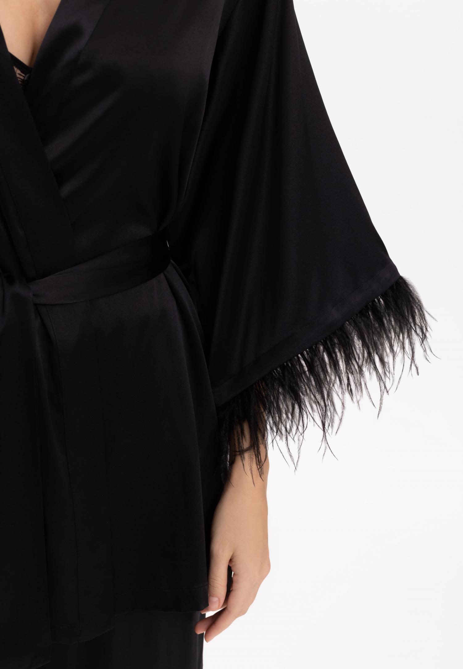 Короткое шелковое кимоно W25-03SS101-S Marc & André