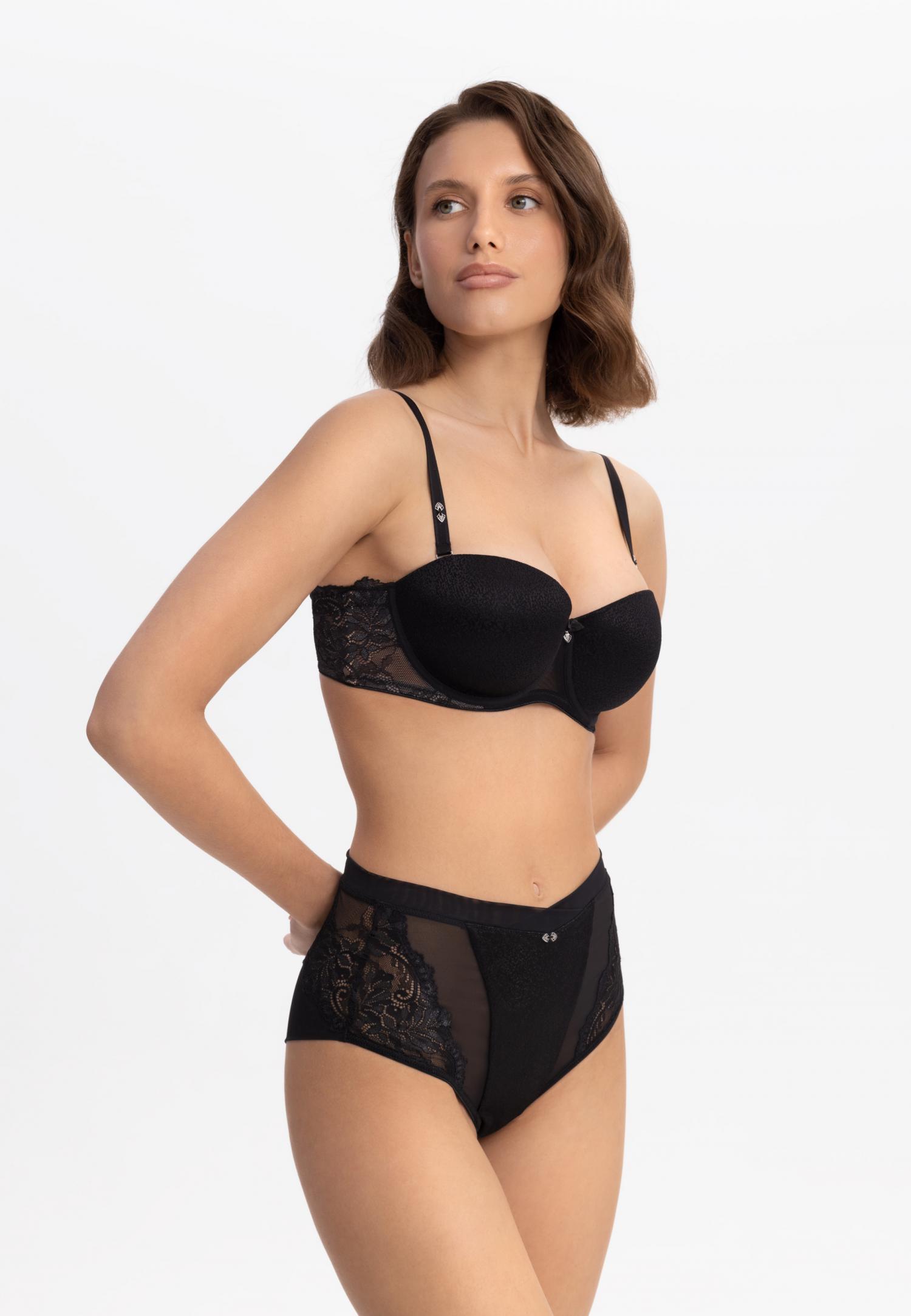 Высокие трусы бразилиана из кружева W25-0796-O3-BZO-LZ Marc & André